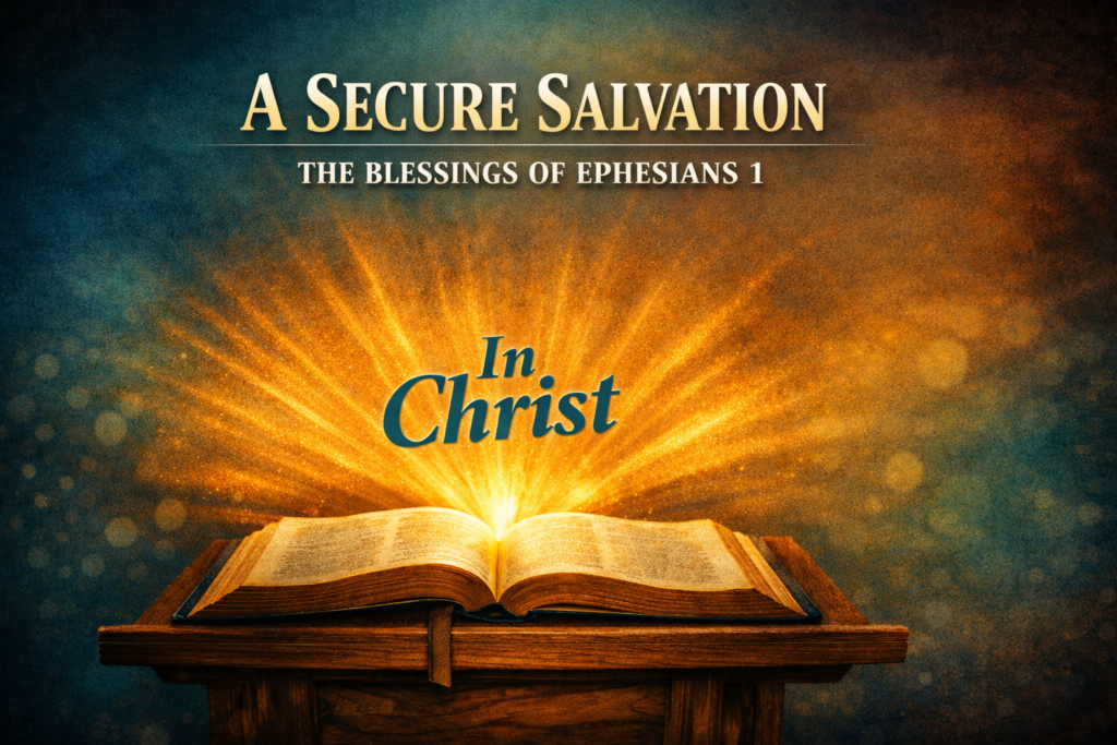 A Secure Salvation – THE BLESSINGS OF EPHESIANS 1- July 19 2026